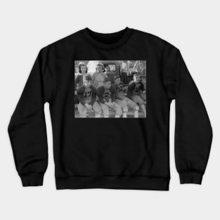 High School Football, 1941. Vintage Photo Crewneck Sweatshirt